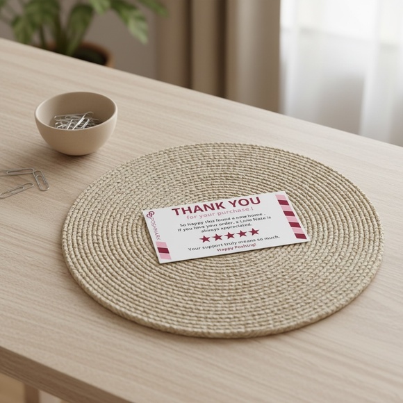 Poshmark Thank You Cards - 50 - Perfect for small business- Thank You Card - Picture 6 of 7